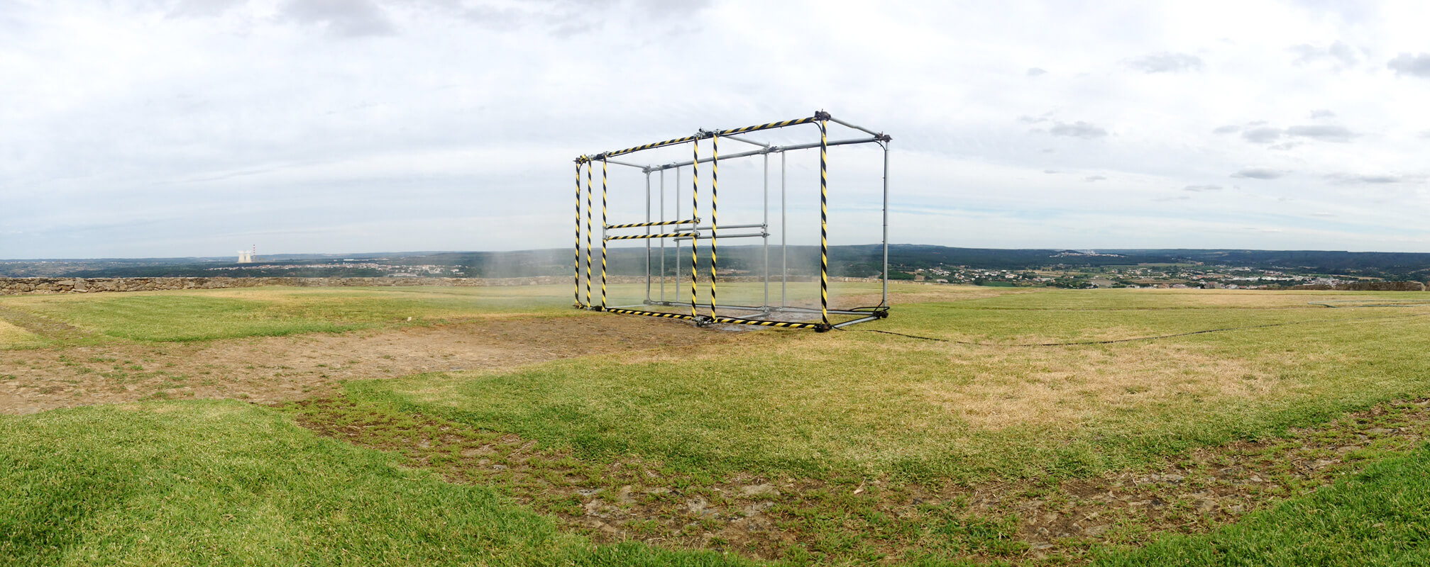 180 Scaffold Logo Sculpture